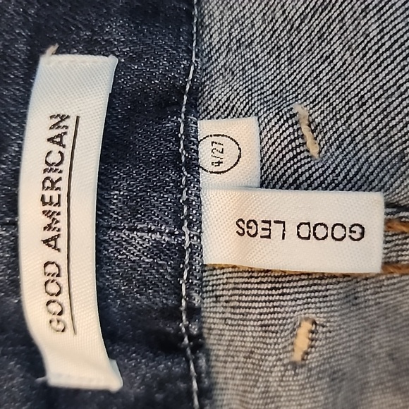 Good American High Waist Skinny Leg Good Legs Jeans Size 27 Style GAGL899 - Picture 8 of 10